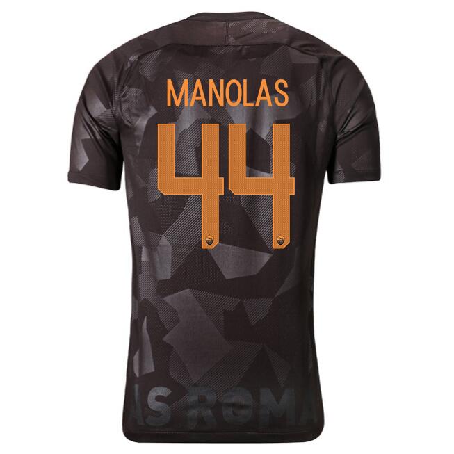 AS Roma Trikot Heim Manolas 2017-18 Fussballtrikots Günstig